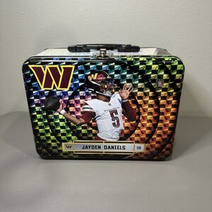 2025 NFL Excite Panini Revolution Jayden Daniels Lunchbox Tin No Packs Empty